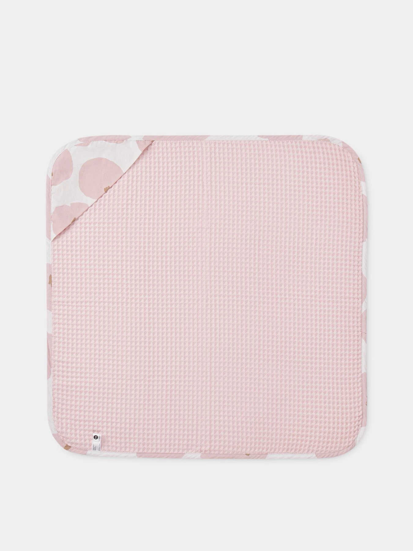 Полотенце с капюшоном 100х100 см Happy Baby модель 87554_pink Полотенце с капюшоном 100х100 см Happy Baby модель 87554_pink Фото