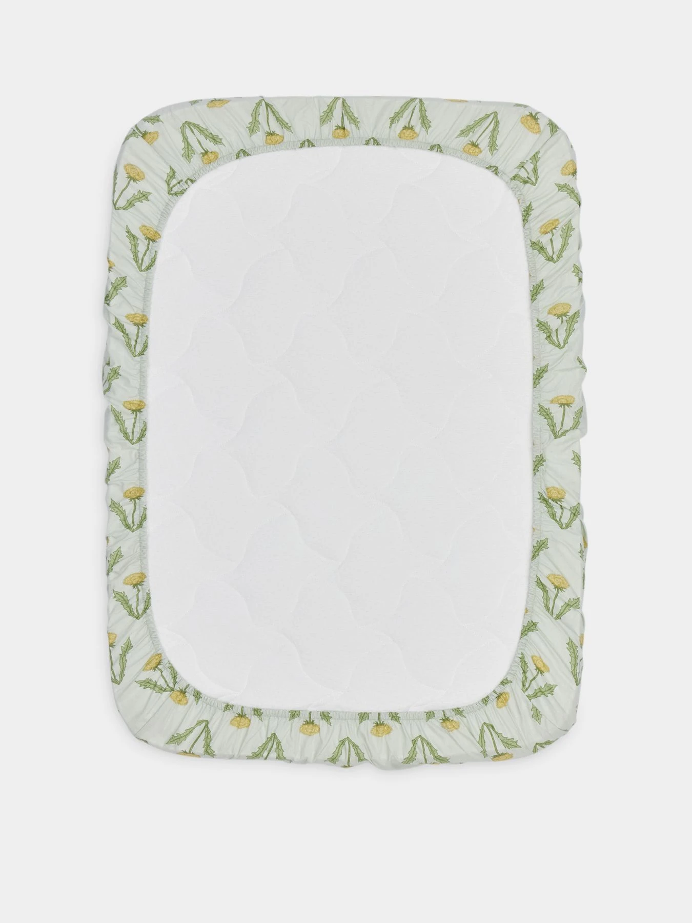 Простыня на резинке 100х70 см Happy Baby модель 87546_green Простыня на резинке 100х70 см Happy Baby модель 87546_green Фото