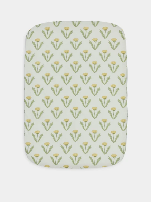 Простыня на резинке 100х70 см Happy Baby модель 87546_green Фото