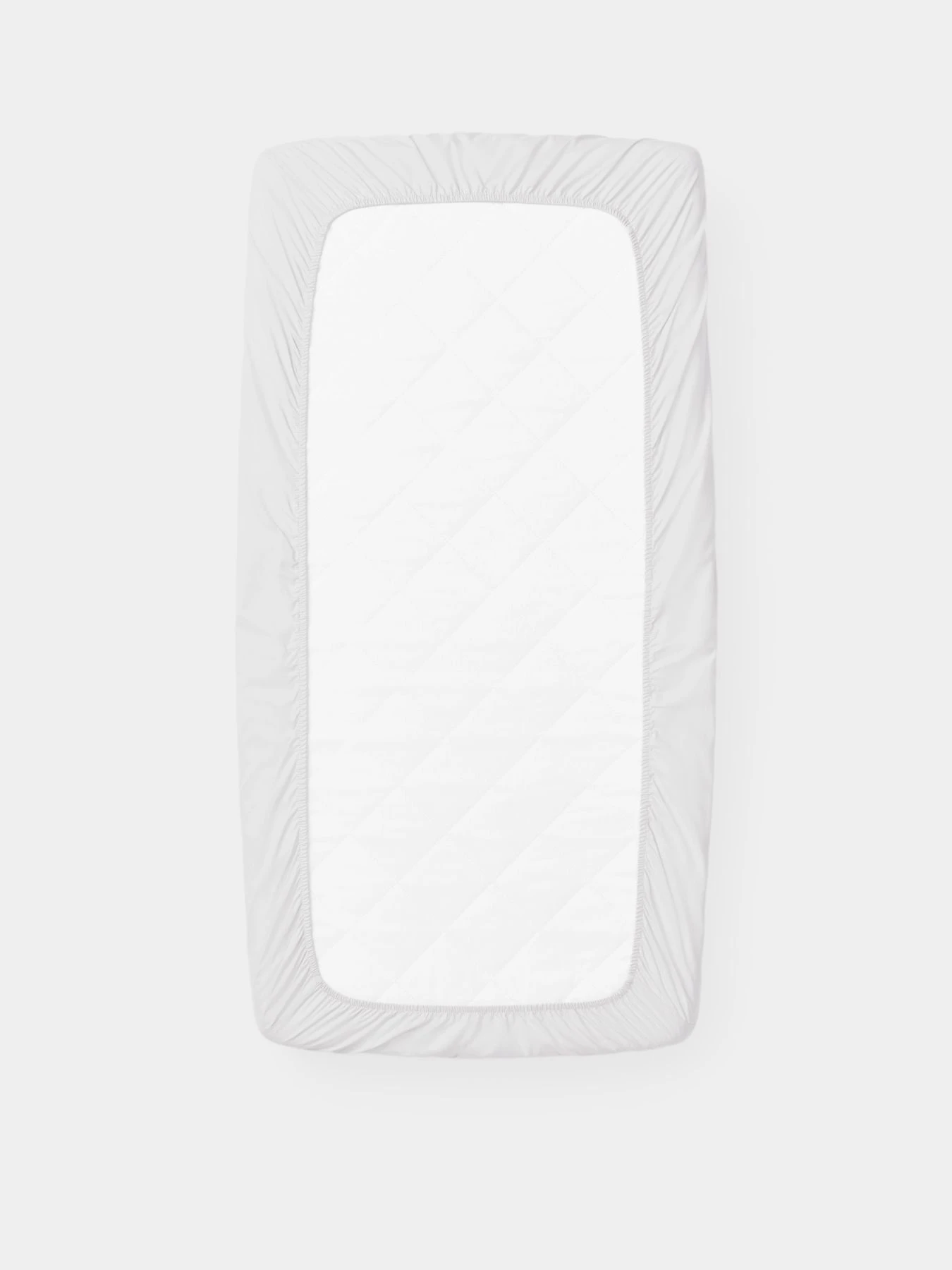 Простыня на резинке 120х60 см Happy Baby модель 87545_white Простыня на резинке 120х60 см Happy Baby модель 87545_white Фото