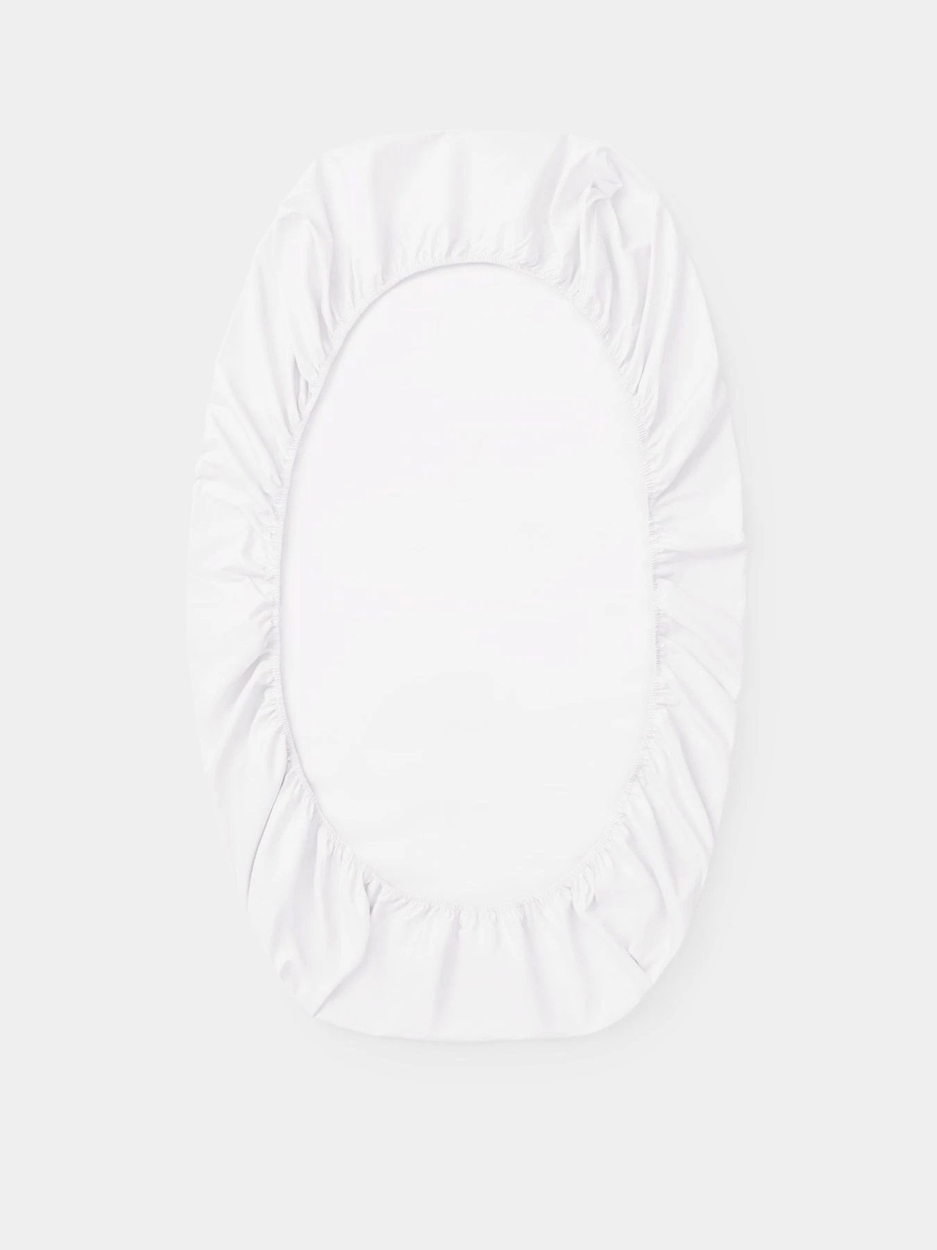 Простыня на резинке 145х70 см (поплин) Happy Baby модель 87544_white Простыня на резинке 145х70 см (поплин) Happy Baby модель 87544_white Фото