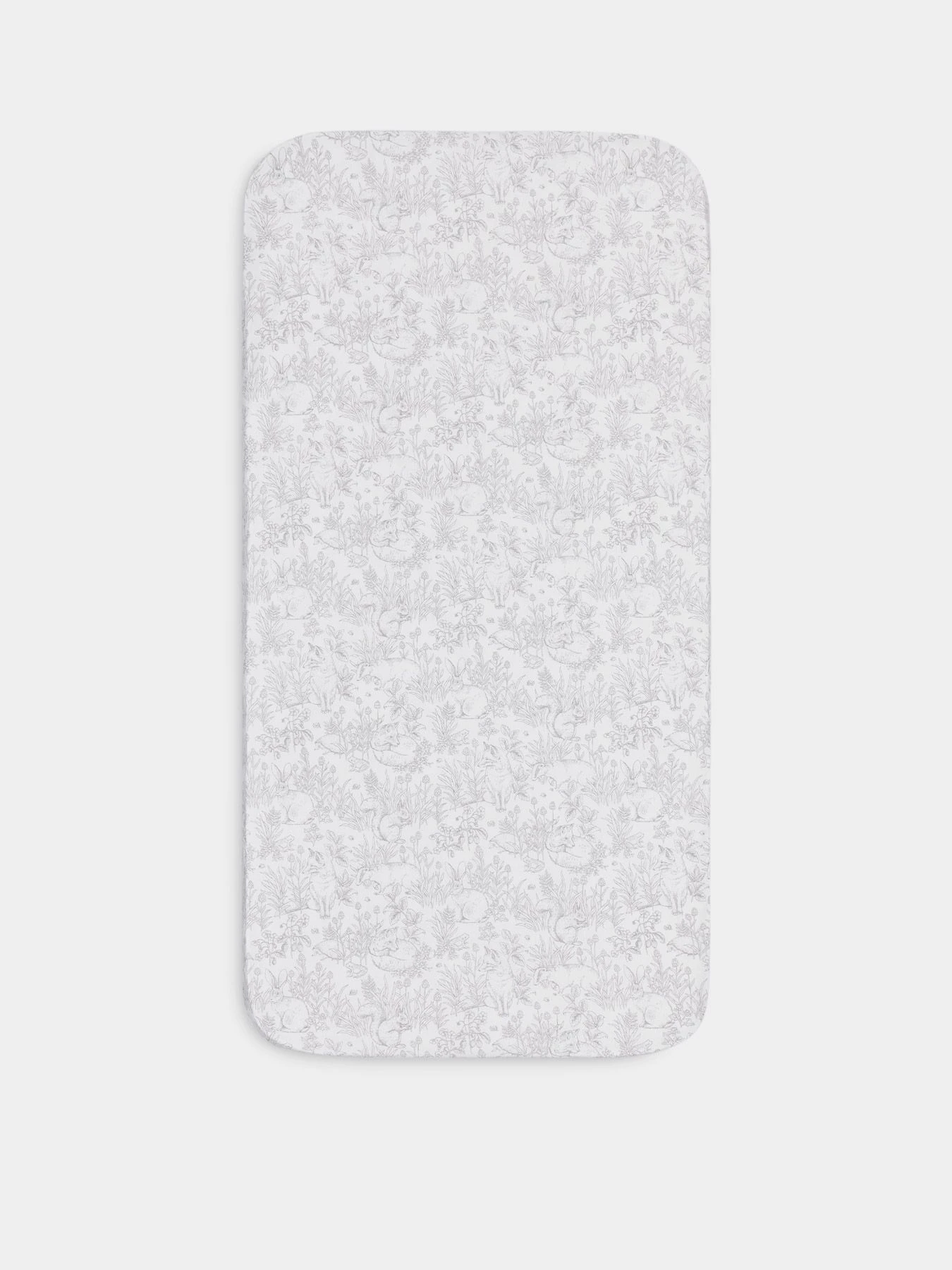 Простыня на резинке 145х70 см Happy Baby модель 87547_grey Простыня на резинке 145х70 см Happy Baby модель 87547_grey Фото