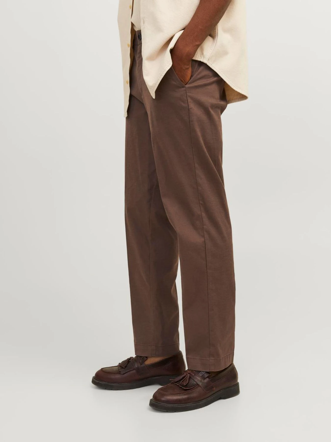 Брюки JACK & JONES модель 12255441_CoffeeQuartz Брюки JACK & JONES модель 12255441_CoffeeQuartz Фото