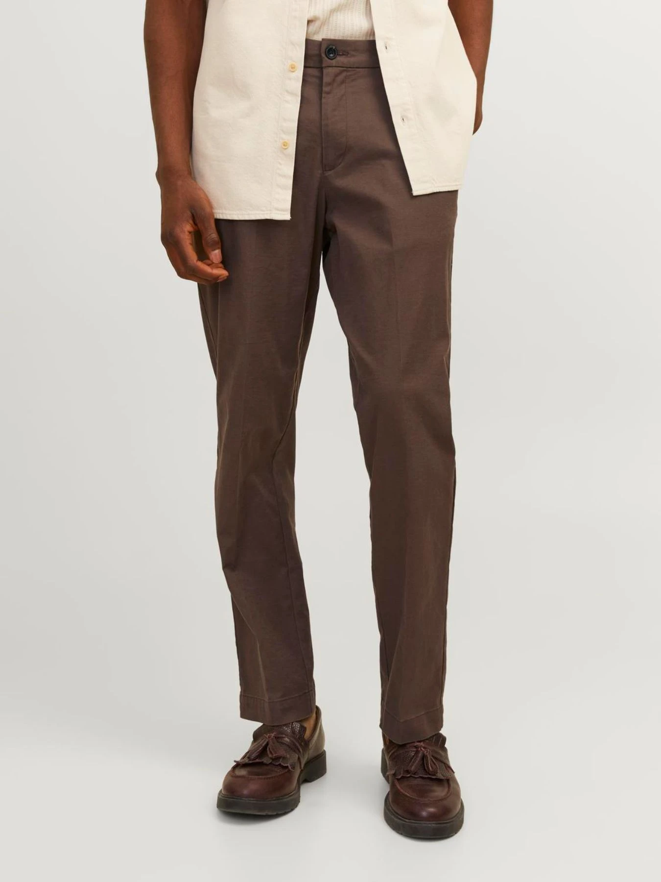 Брюки JACK & JONES модель 12255441_CoffeeQuartz Брюки JACK & JONES модель 12255441_CoffeeQuartz Фото