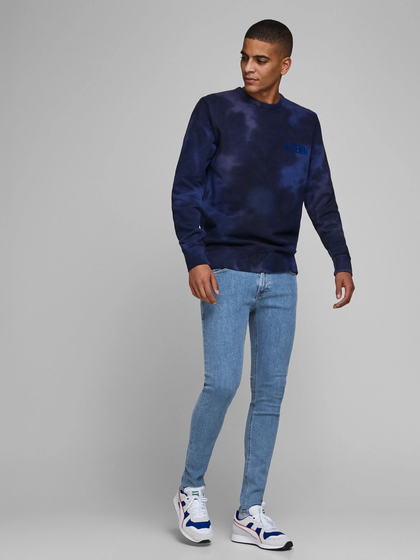 Джинсы JACK & JONES модель 12168954_BlueDenim Джинсы JACK & JONES модель 12168954_BlueDenim Фото