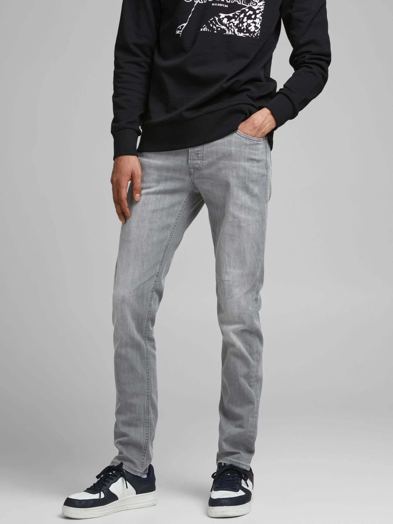 Джинсы JACK & JONES модель 12184226_GREYDENIM Джинсы JACK & JONES модель 12184226_GREYDENIM Фото