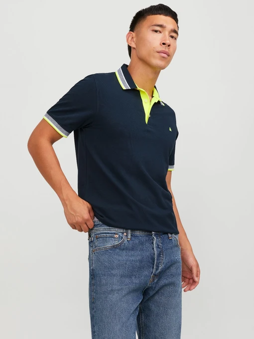 Футболки и поло JACK & JONES модель 12136668_NavyBlazerNEON Фото