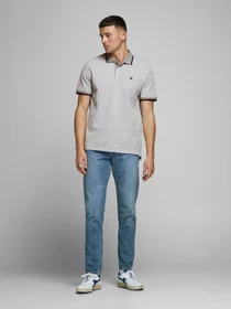 Футболки и поло JACK & JONES модель 12169064_LIGHTGREYMELANGE Фото
