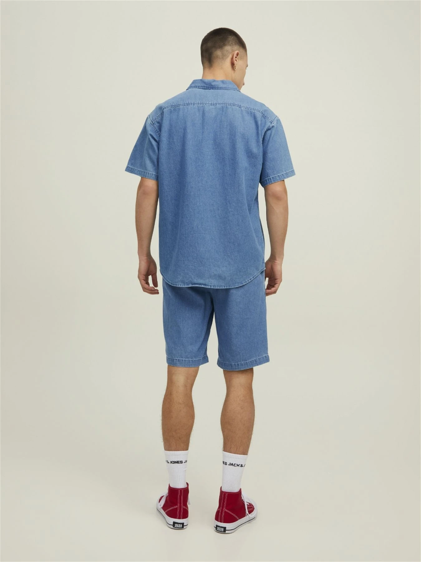 Рубашки JACK & JONES модель 12192639_BlueDenim Рубашки JACK & JONES модель 12192639_BlueDenim Фото