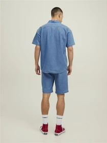 Рубашки JACK & JONES модель 12192639_BlueDenim Фото