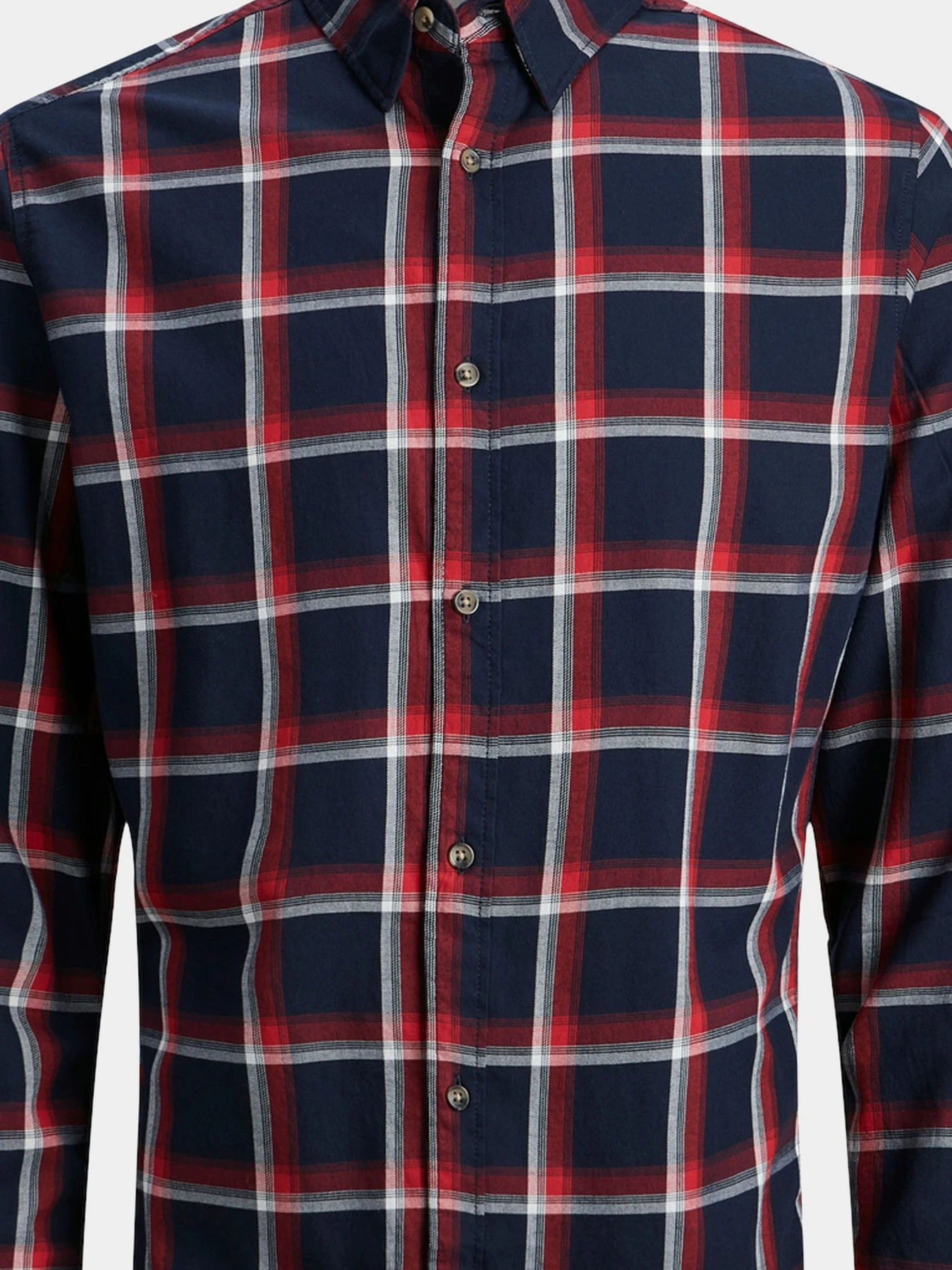 Рубашки JACK & JONES модель 12199514_TrueRed Рубашки JACK & JONES модель 12199514_TrueRed Фото