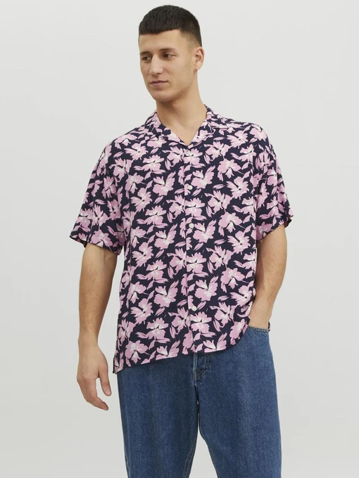 Рубашки JACK & JONES модель 12233536_Prismpink Фото