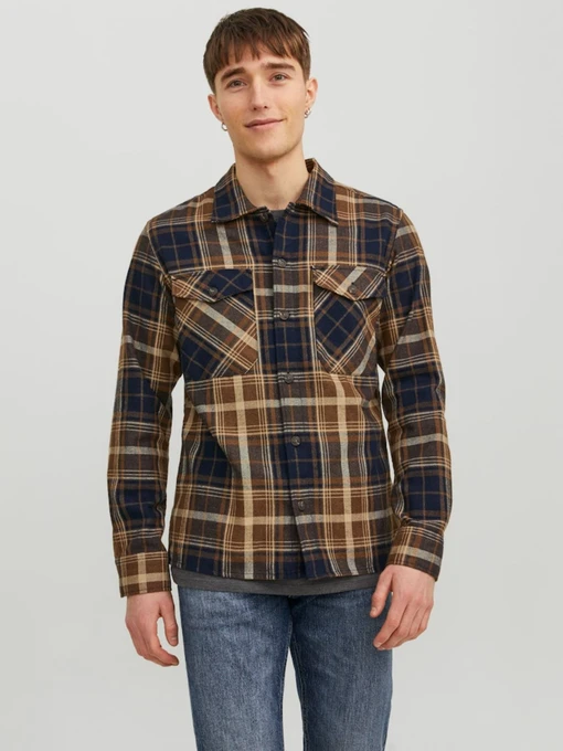 Рубашки JACK & JONES модель 12235986_Otter Фото