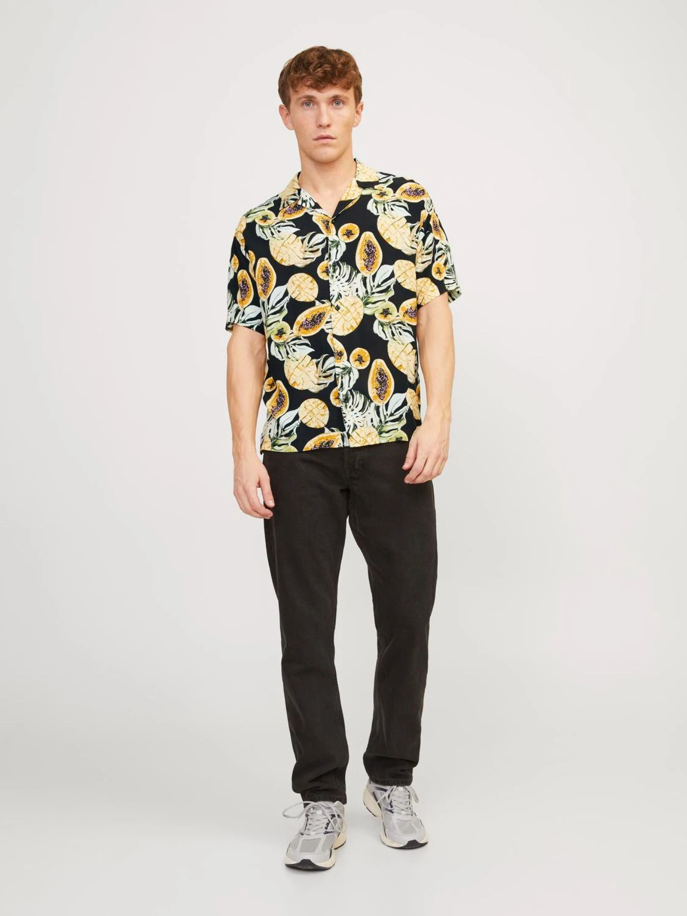 Рубашки JACK & JONES модель 12250537_Black Рубашки JACK & JONES модель 12250537_Black Фото