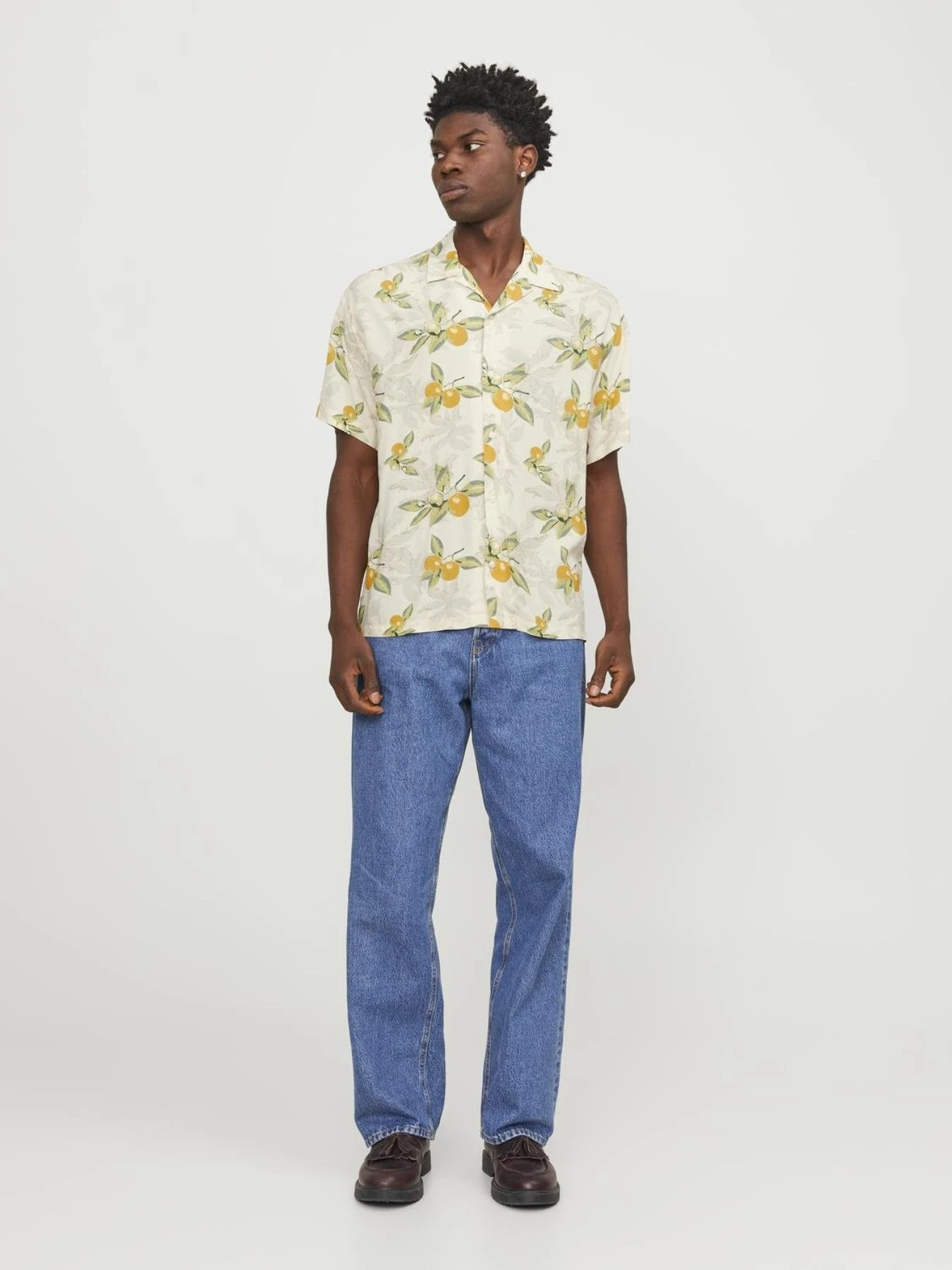 Рубашки JACK & JONES модель 12250537_Buttercream Рубашки JACK & JONES модель 12250537_Buttercream Фото