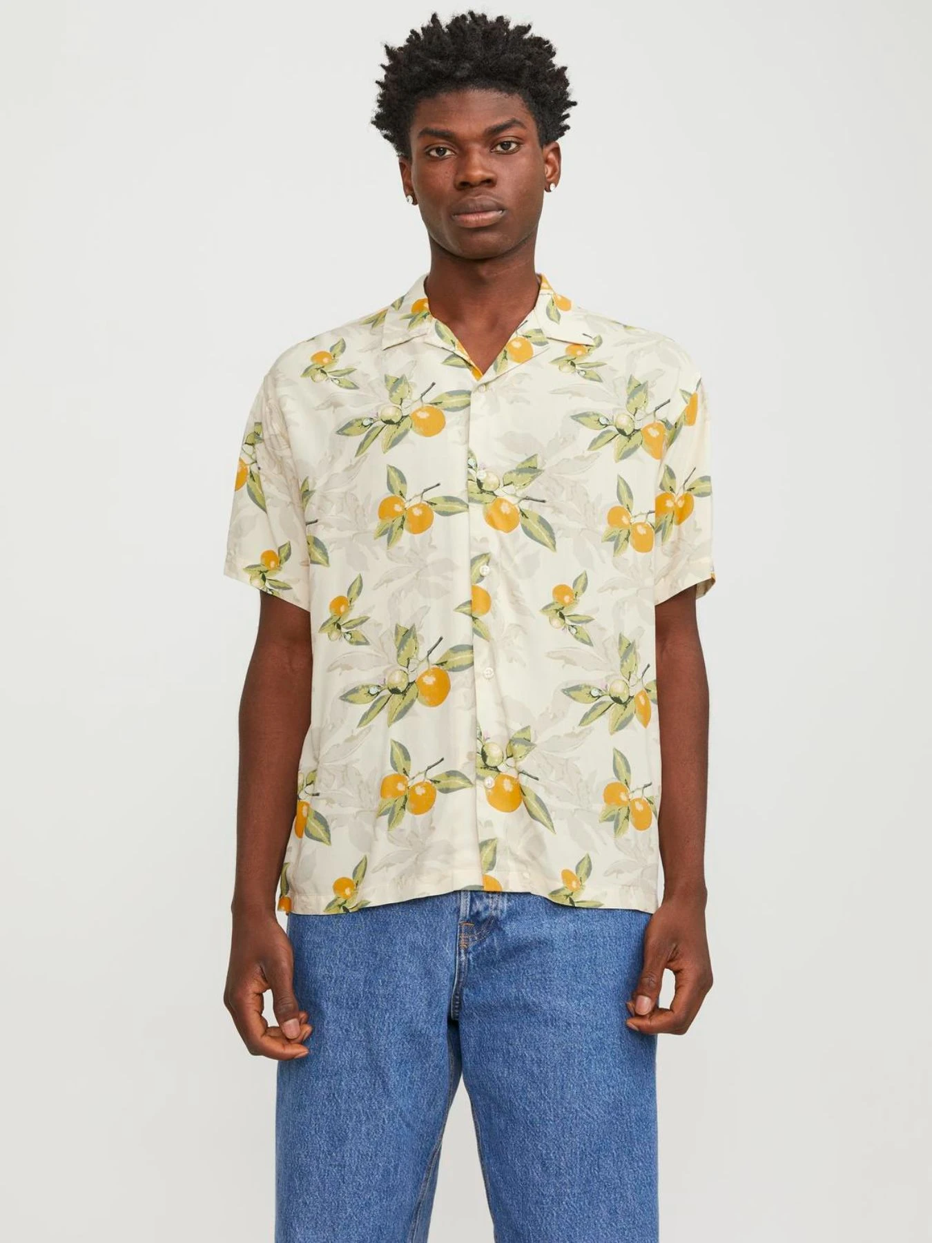 Рубашки JACK & JONES модель 12250537_Buttercream Рубашки JACK & JONES модель 12250537_Buttercream Фото