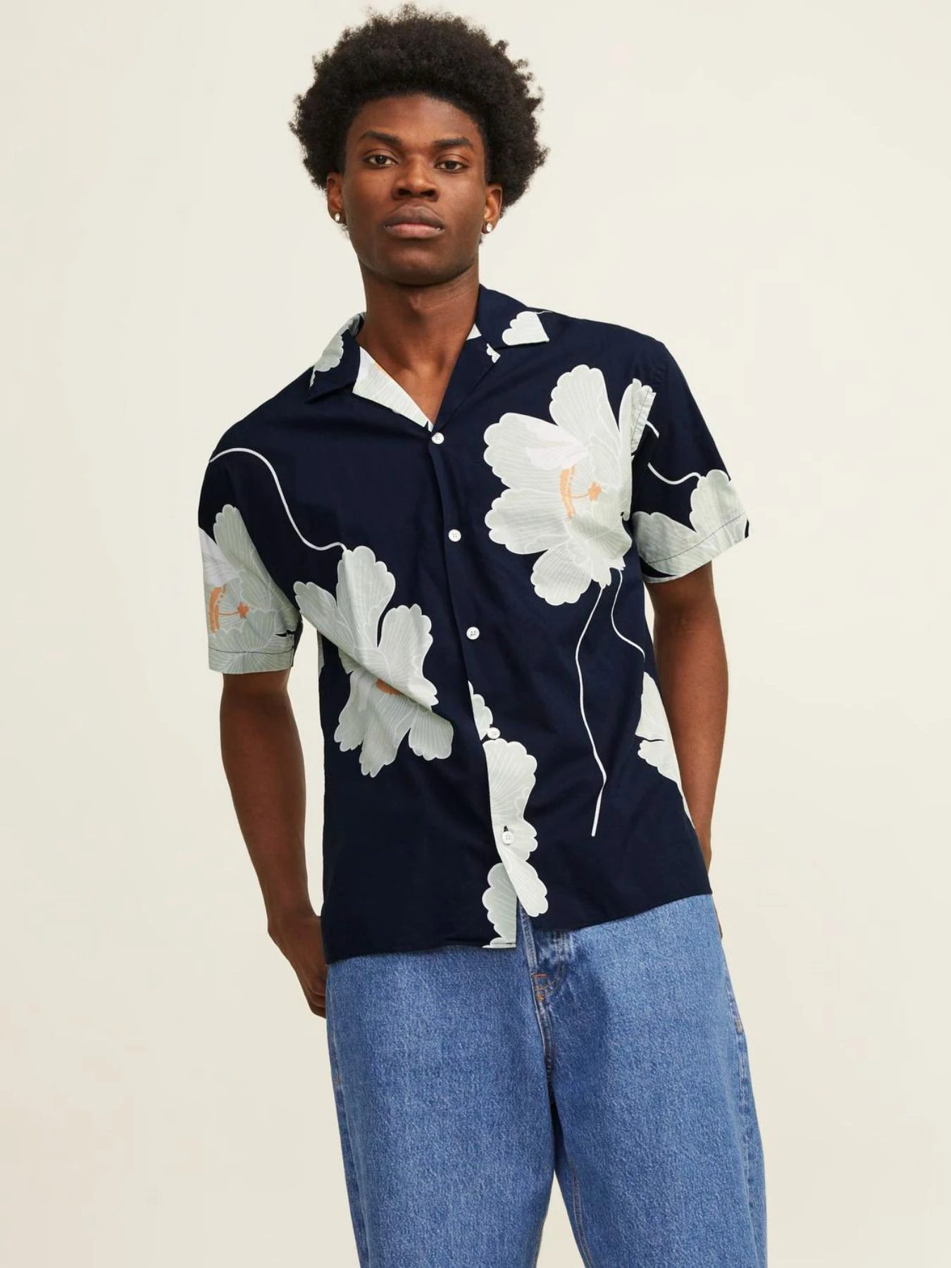 Рубашки JACK & JONES модель 12252948_NightSky Рубашки JACK & JONES модель 12252948_NightSky Фото
