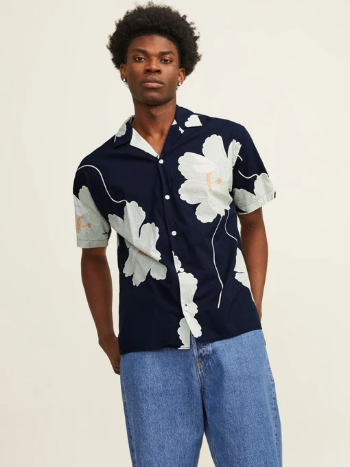 Рубашки JACK & JONES модель 12252948_NightSky Фото