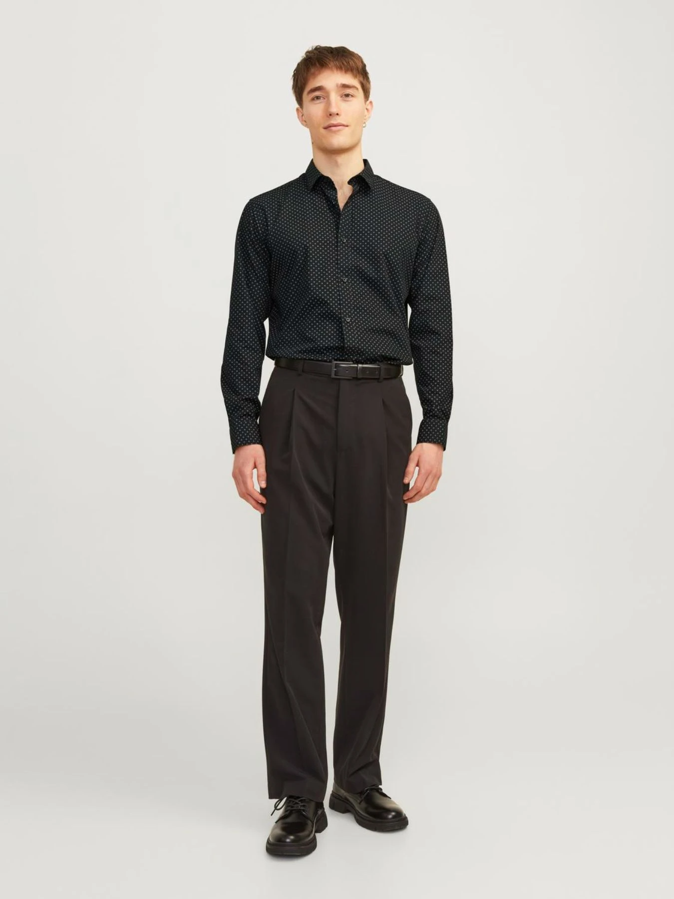 Рубашки JACK & JONES модель 12254540_Black Фото