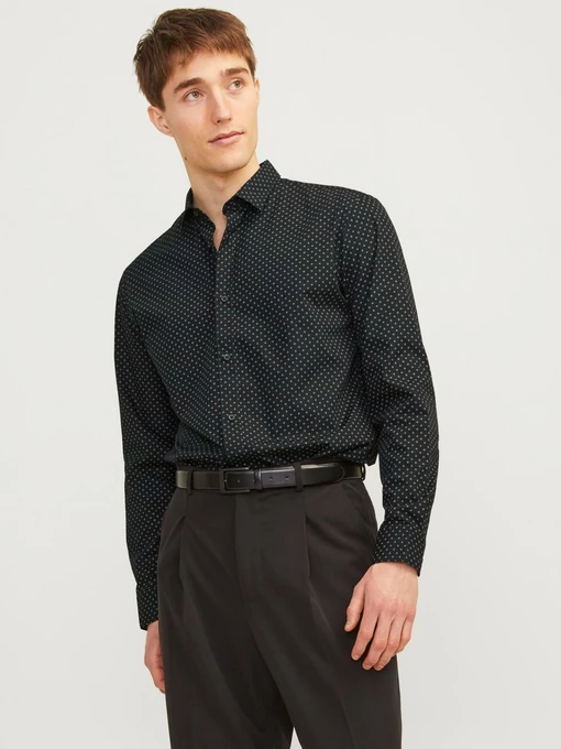Рубашки JACK & JONES модель 12254540_Black Фото