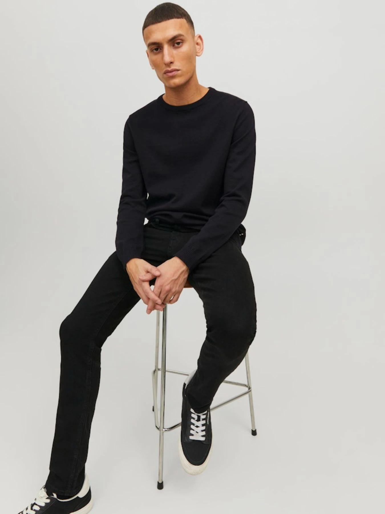 Худи и свитшоты JACK & JONES модель 12137190_Black Фото