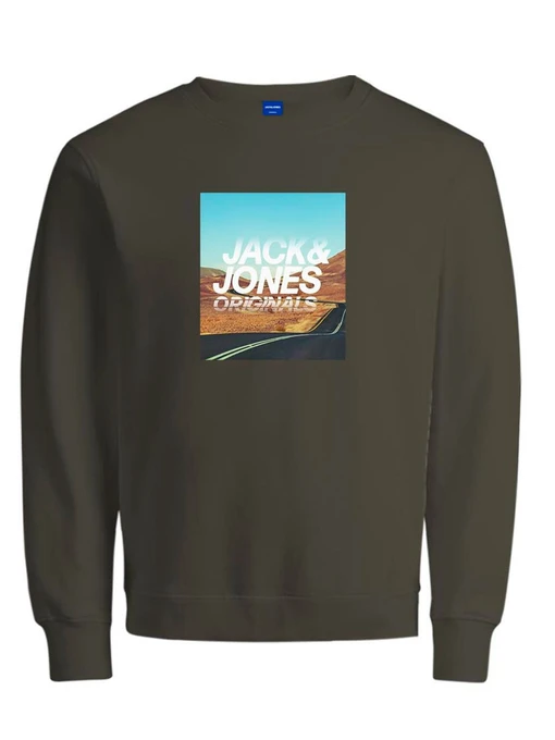 Худи и свитшоты JACK & JONES модель 12196814_MartiniOlive Фото