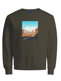 Худи и свитшоты JACK & JONES модель 12196814_MartiniOlive Фото