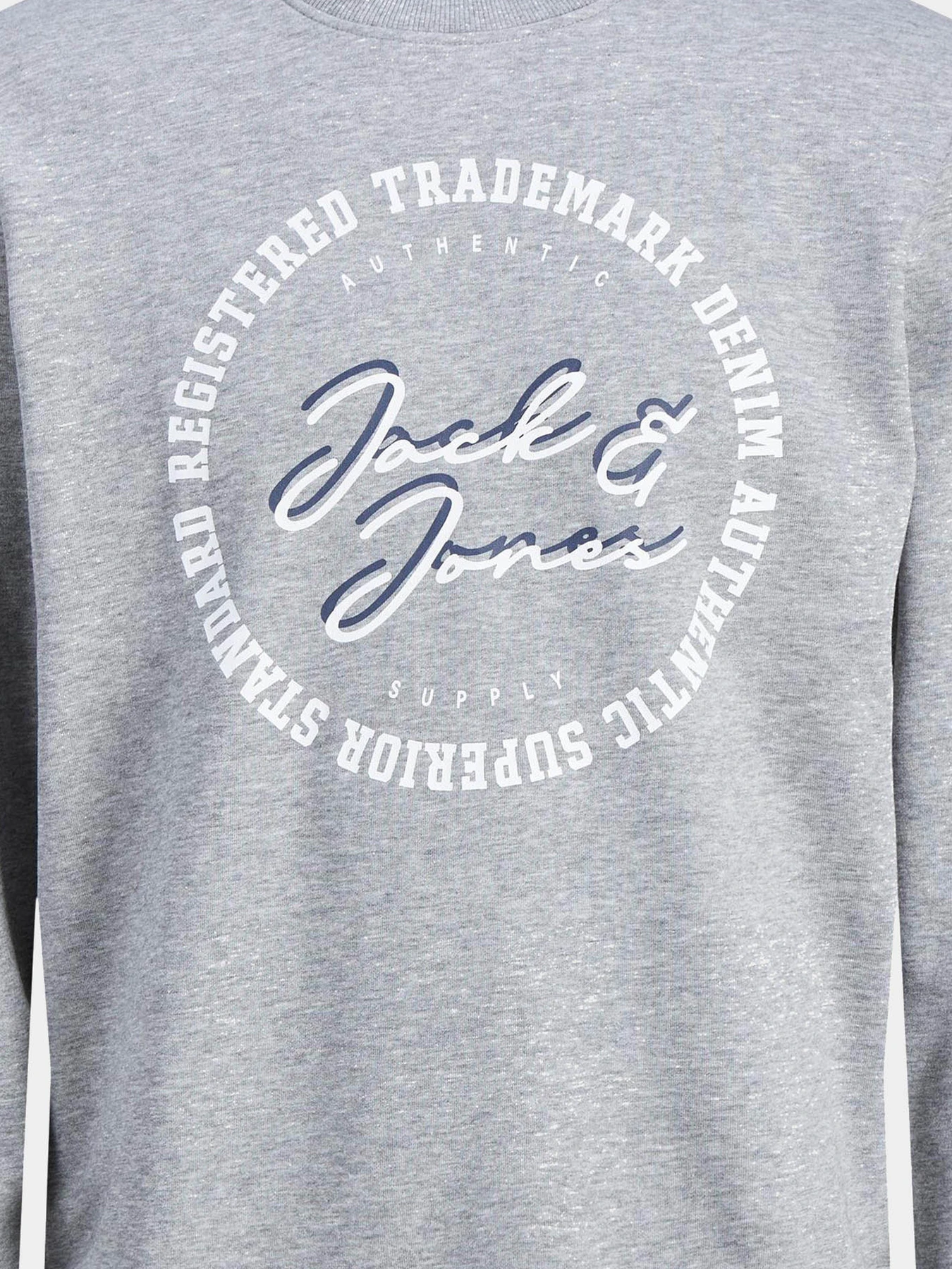 Худи и свитшоты JACK & JONES модель 12211549_LIGHTGREYMELANGE Фото