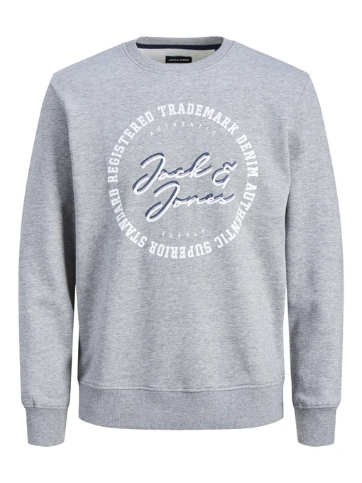 Худи и свитшоты JACK & JONES модель 12211549_LIGHTGREYMELANGE Фото