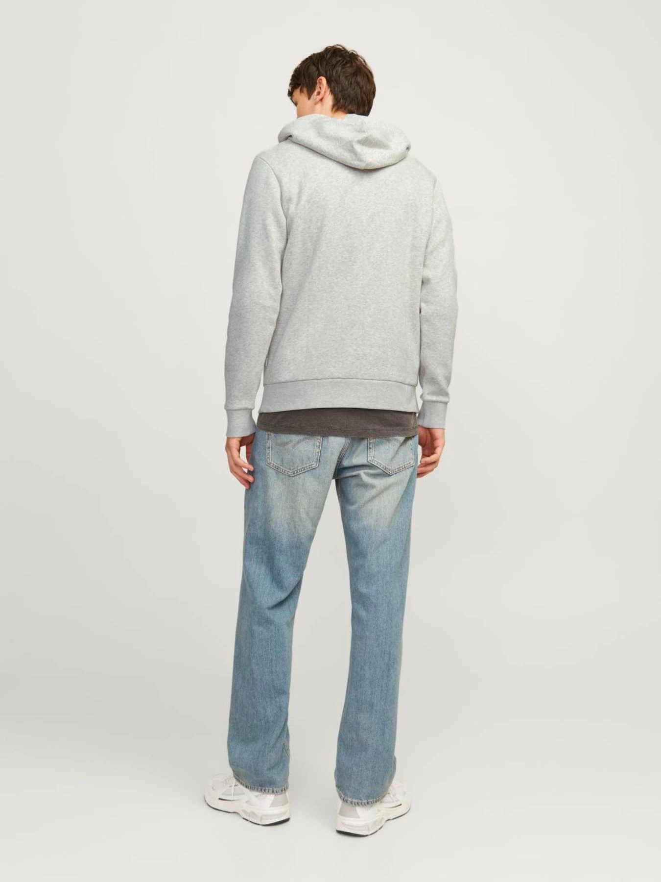 Худи и свитшоты JACK & JONES модель 12233599_WHITEMELANGE Фото