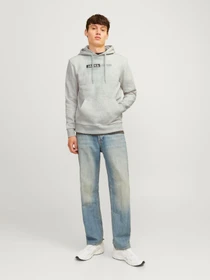 Худи и свитшоты JACK & JONES модель 12233599_WHITEMELANGE Фото