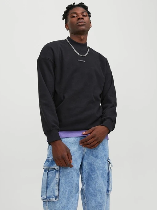 Худи и свитшоты JACK & JONES модель 12242194_Black Фото