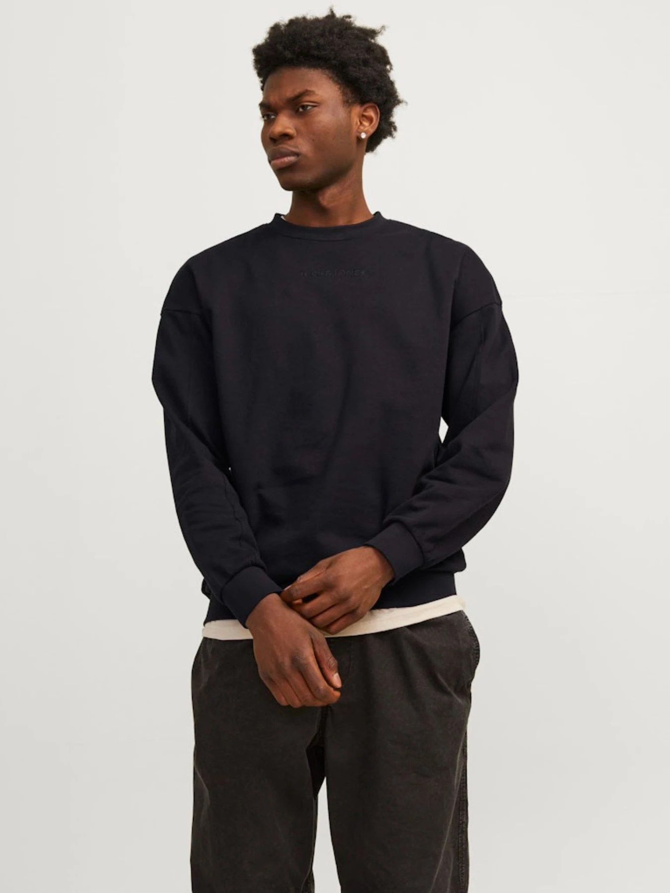 Худи и свитшоты JACK & JONES модель 12253369_Black Худи и свитшоты JACK & JONES модель 12253369_Black Фото