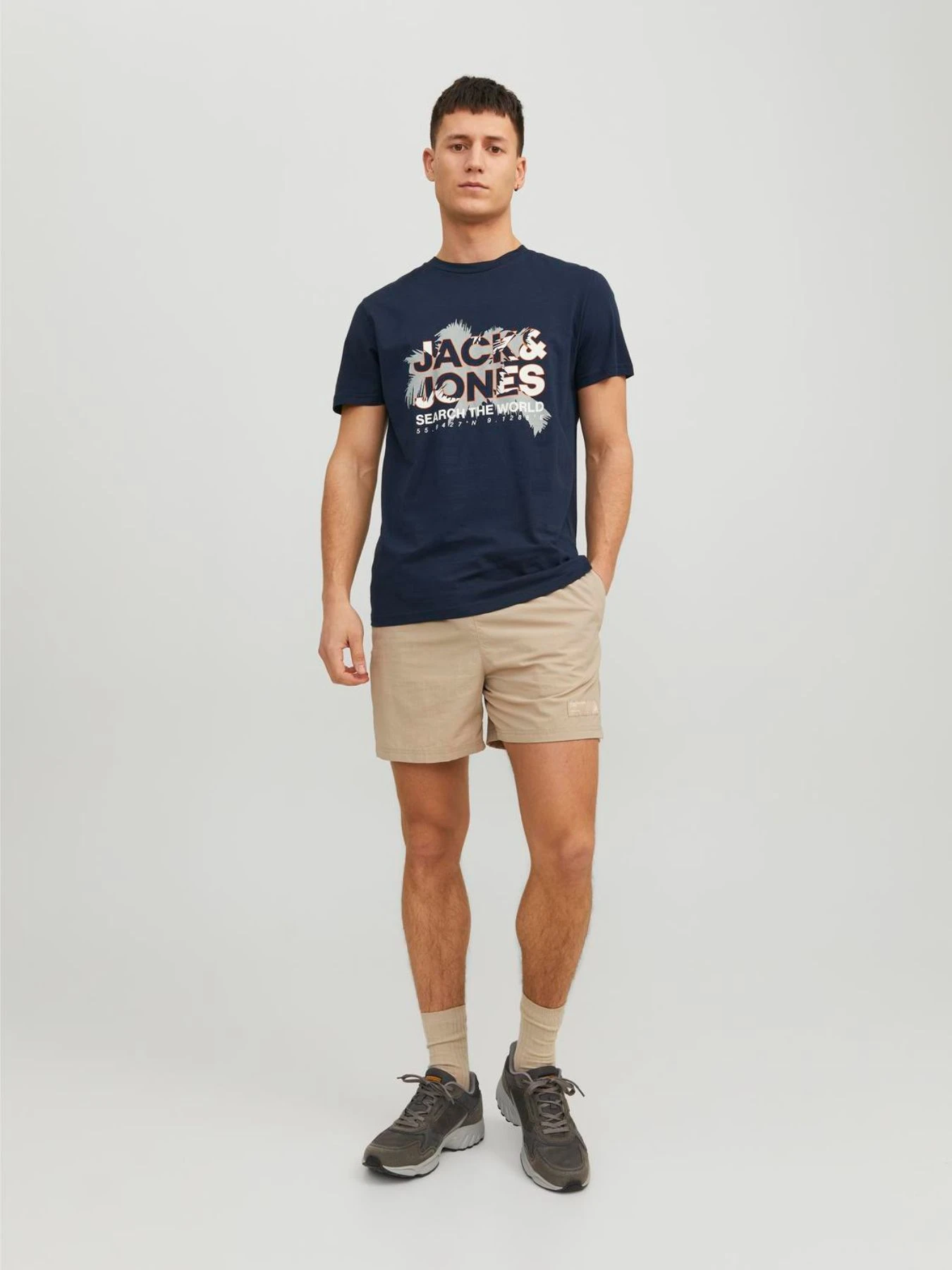 Футболки и поло JACK & JONES модель 12233600_NavyBlazer Фото