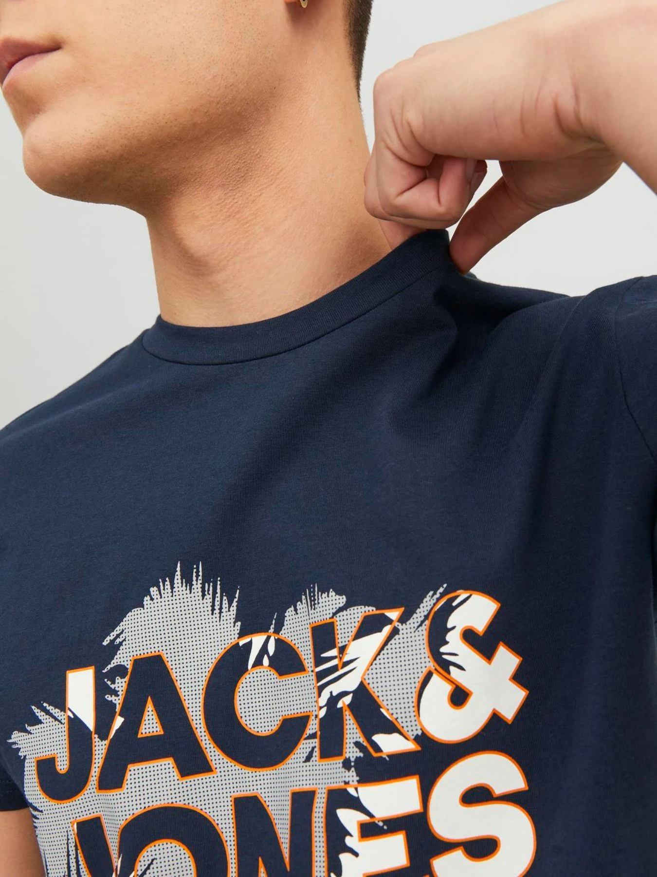 Футболки и поло JACK & JONES модель 12233600_NavyBlazer Фото