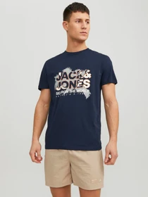 Футболки и поло JACK & JONES модель 12233600_NavyBlazer Фото