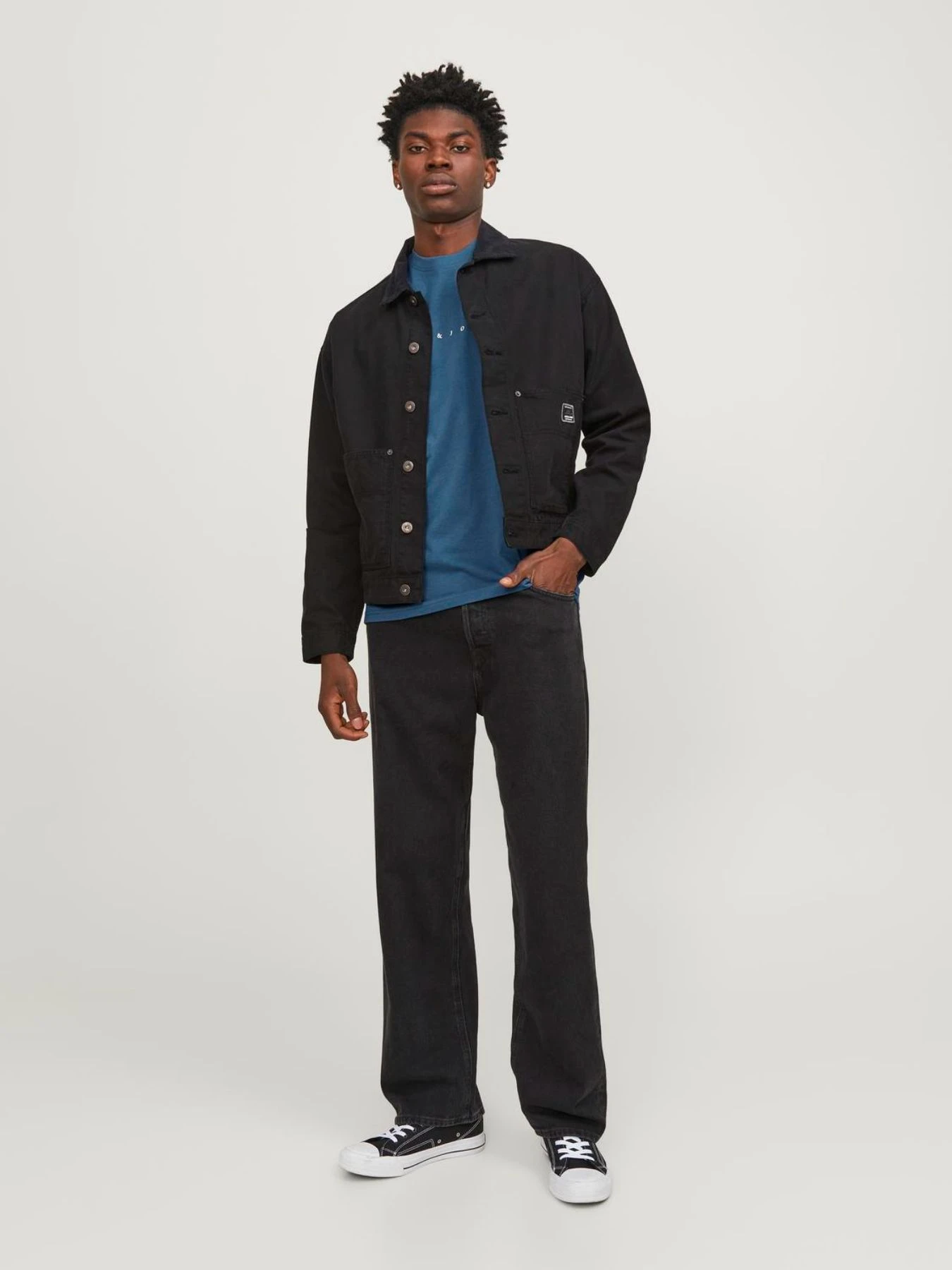 Футболки и поло JACK & JONES модель 12234746_Ensignblue Фото
