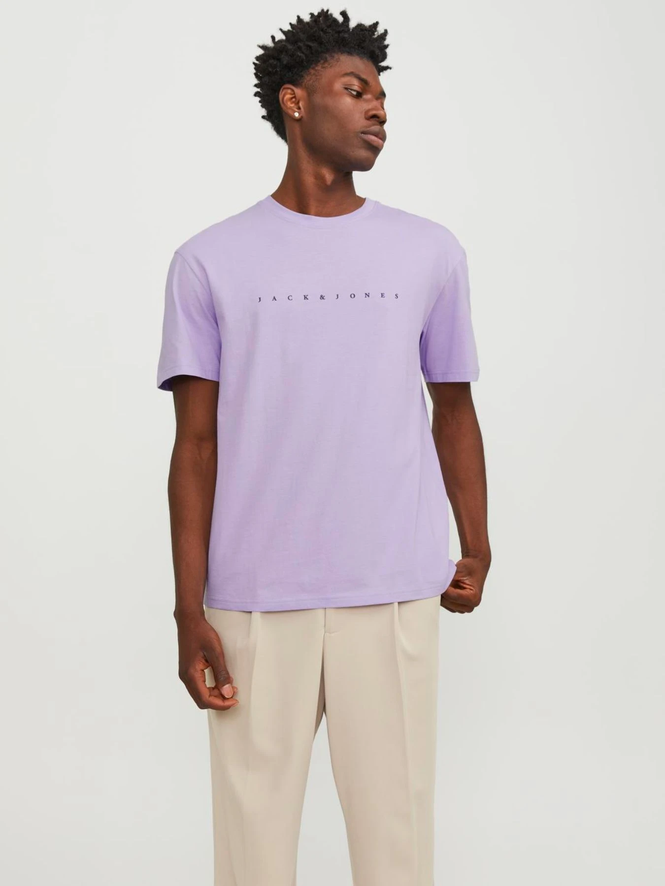 Футболки и поло JACK & JONES модель 12234746_PurpleRose Фото
