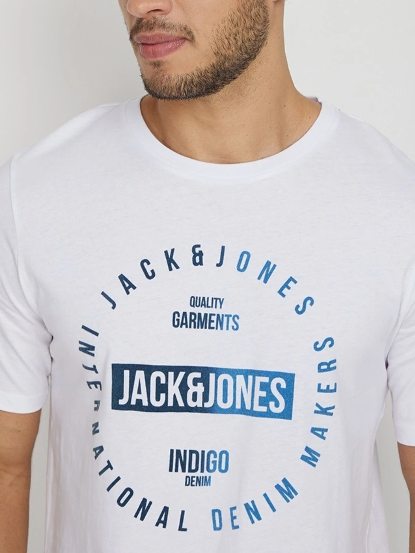 Футболки и поло JACK & JONES модель 12235203_White Фото
