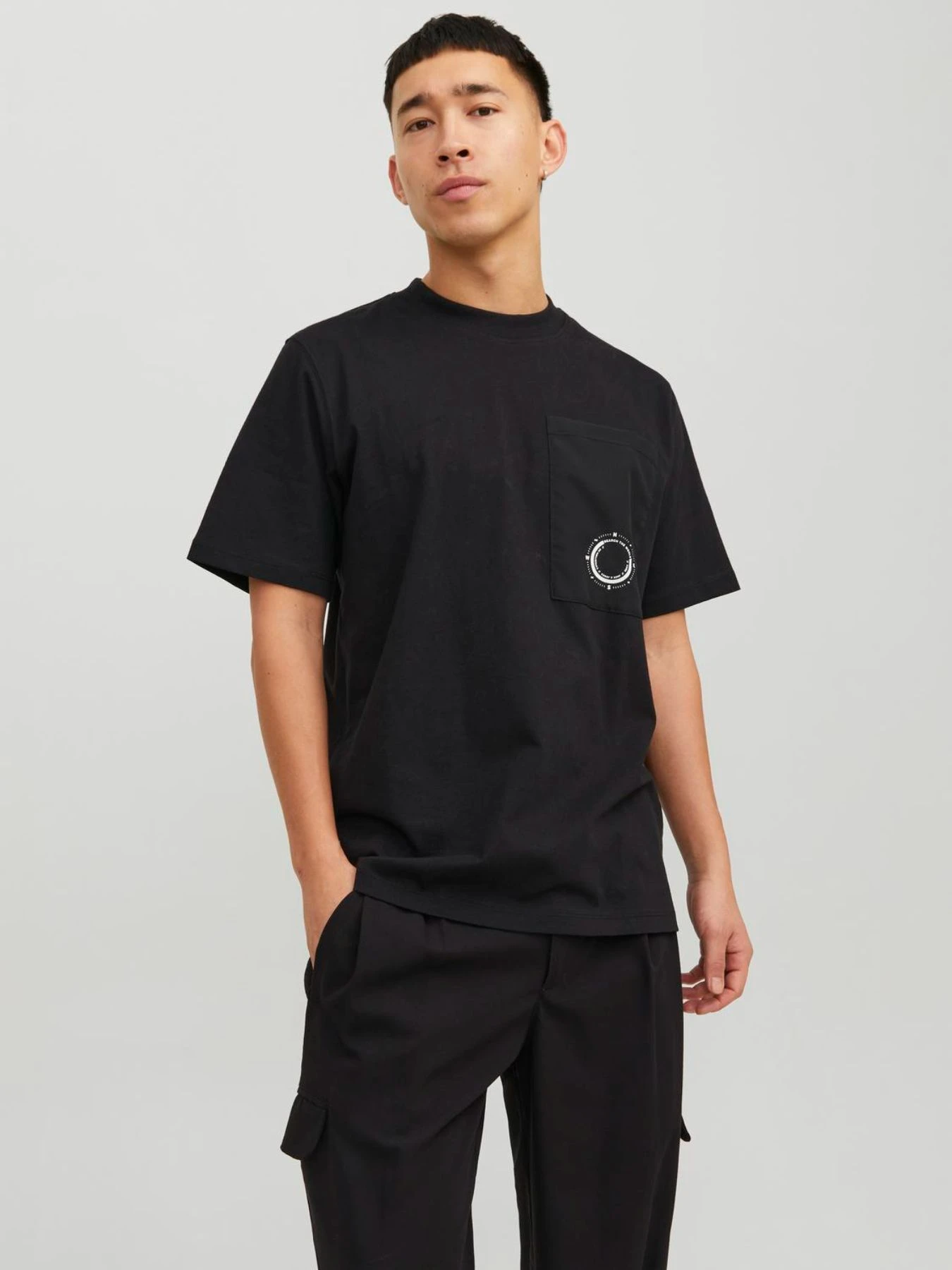Футболки и поло JACK & JONES модель 12235293_Black Футболки и поло JACK & JONES модель 12235293_Black Фото