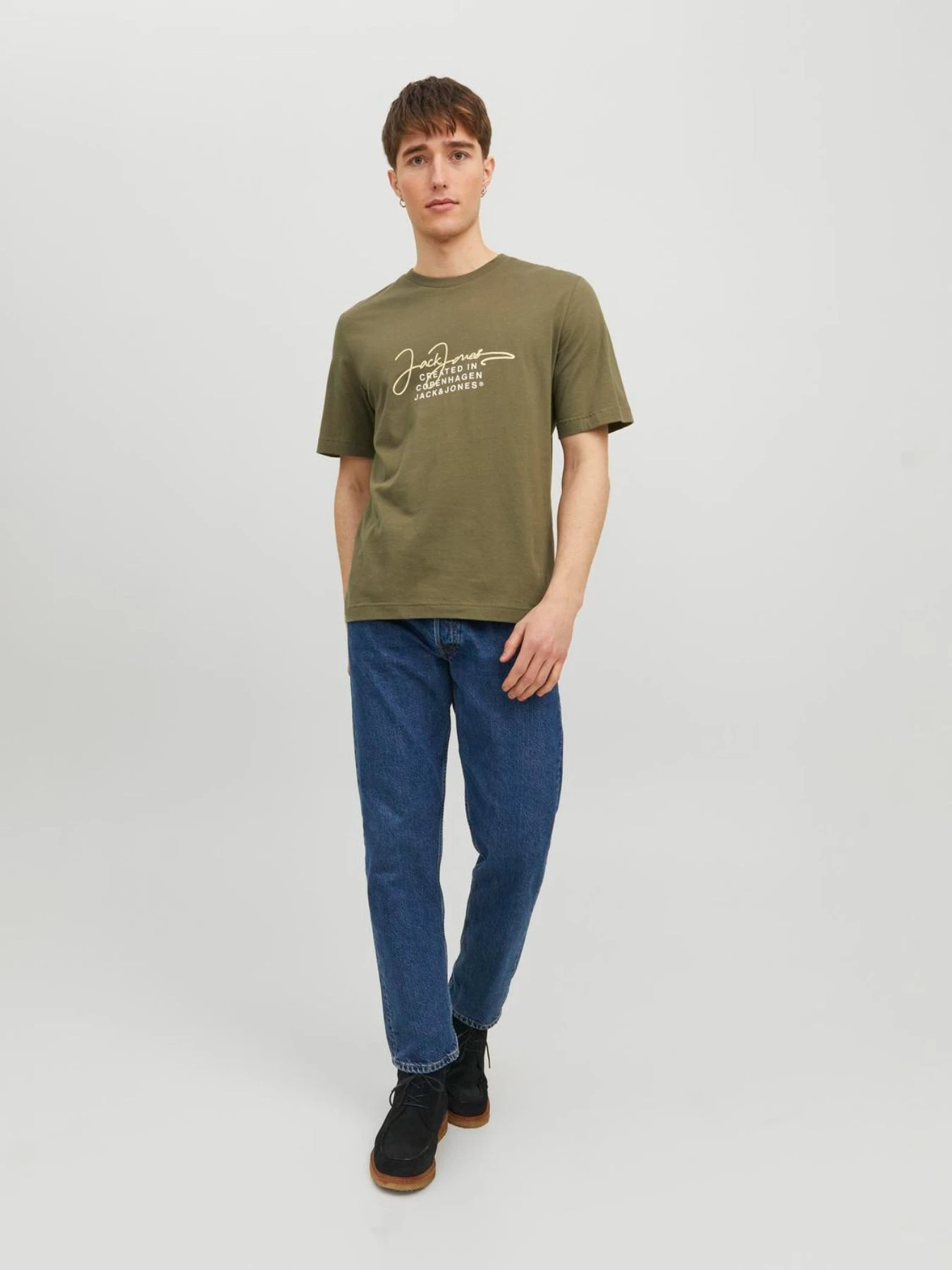 Футболки и поло JACK & JONES модель 12235487_Dustyolive Фото