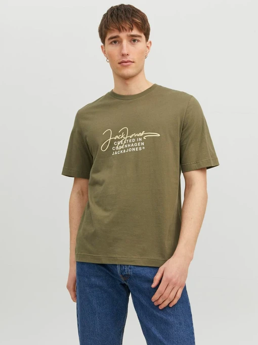 Футболки и поло JACK & JONES модель 12235487_Dustyolive Фото