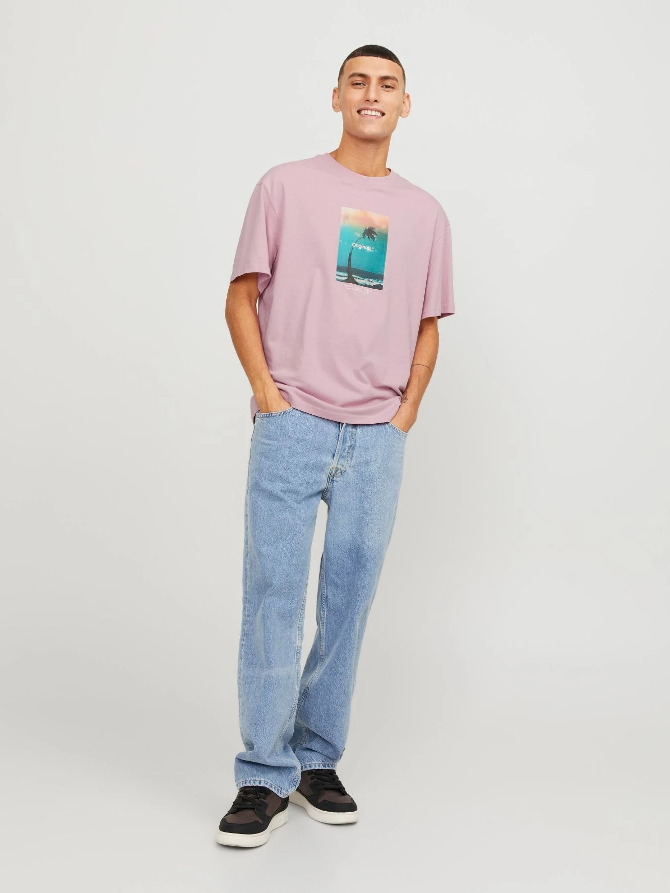 Футболки и поло JACK & JONES модель 12250421_PinkNectar Фото