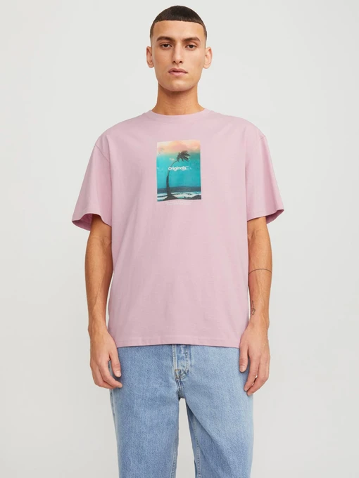 Футболки и поло JACK & JONES модель 12250421_PinkNectar Фото