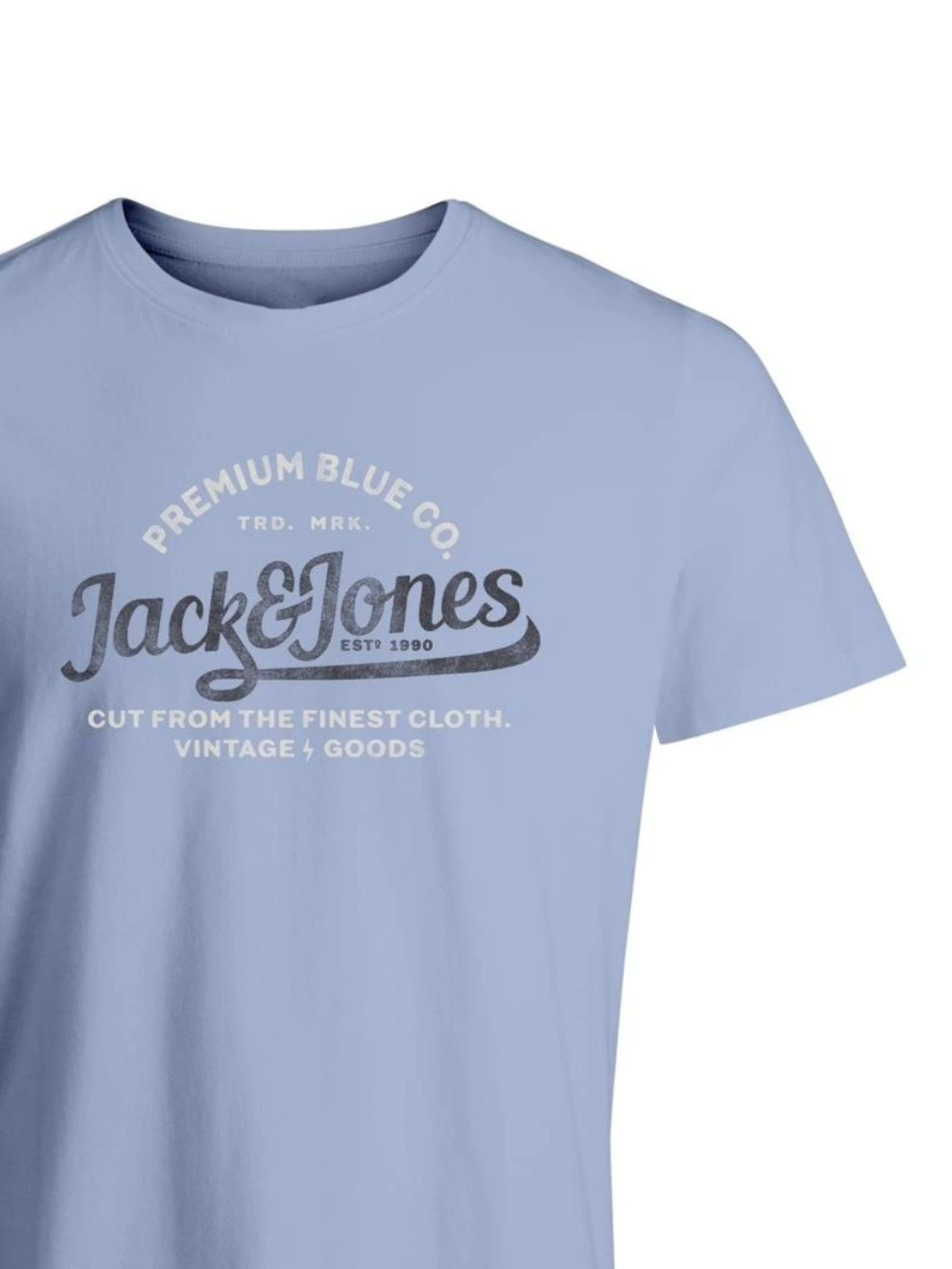 Футболки и поло JACK & JONES модель 12259674_Cerulean Фото