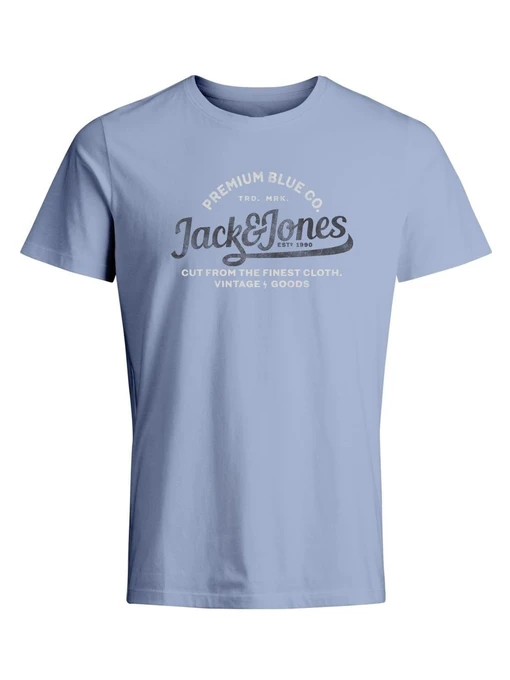 Футболки и поло JACK & JONES модель 12259674_Cerulean Фото