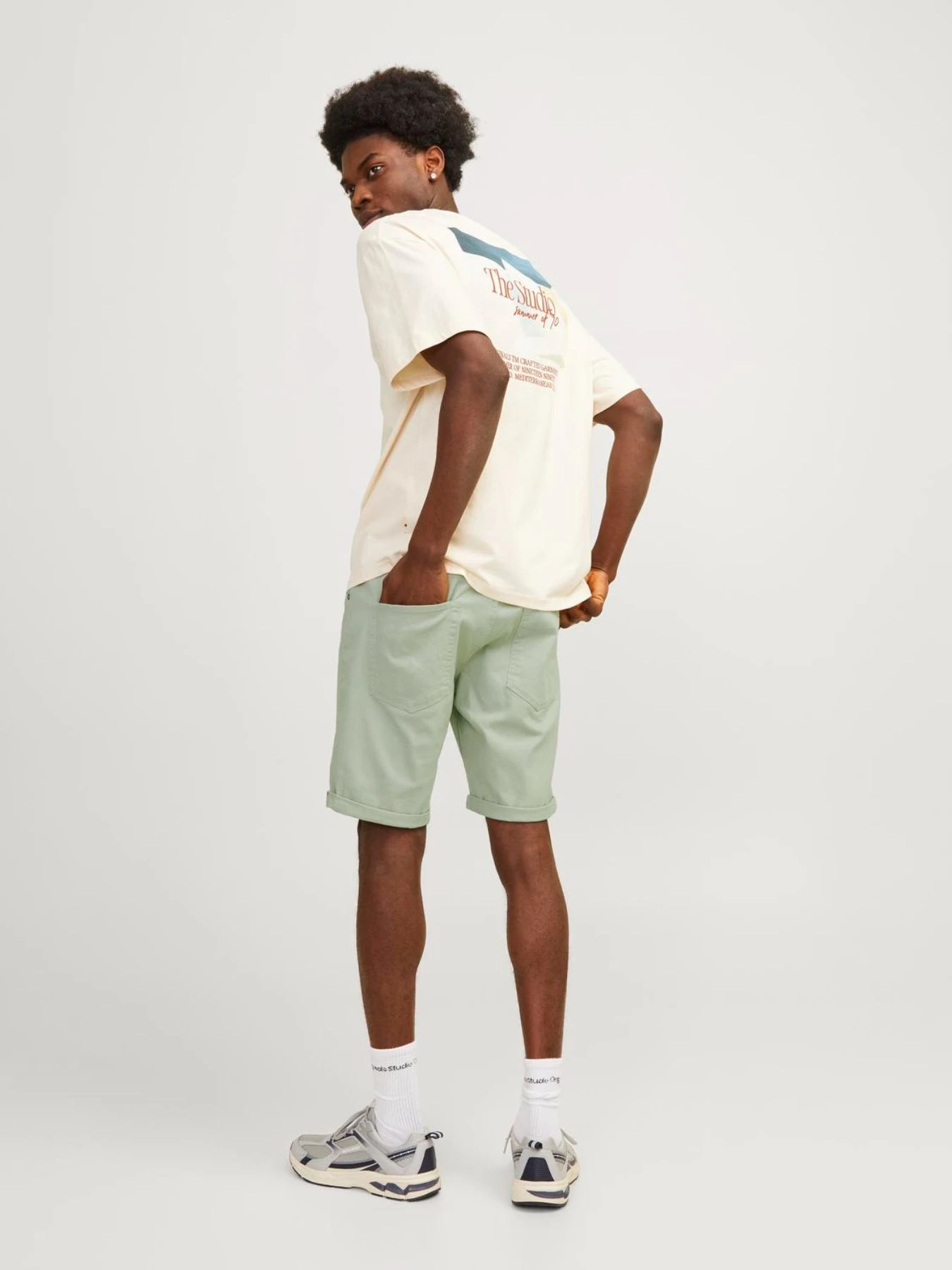 Шорты JACK & JONES модель 12165892_DesertSage Шорты JACK & JONES модель 12165892_DesertSage Фото