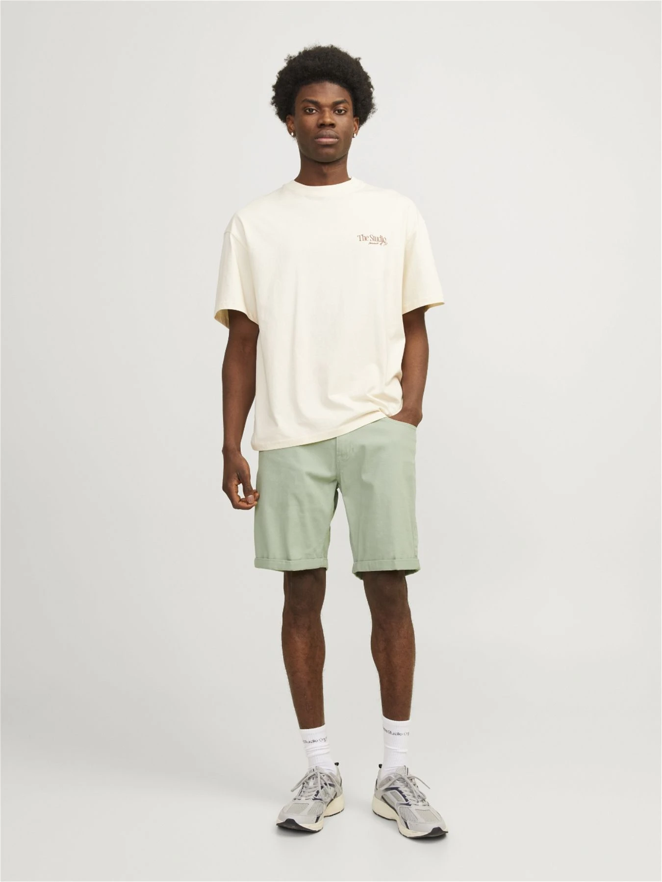 Шорты JACK & JONES модель 12165892_DesertSage Шорты JACK & JONES модель 12165892_DesertSage Фото