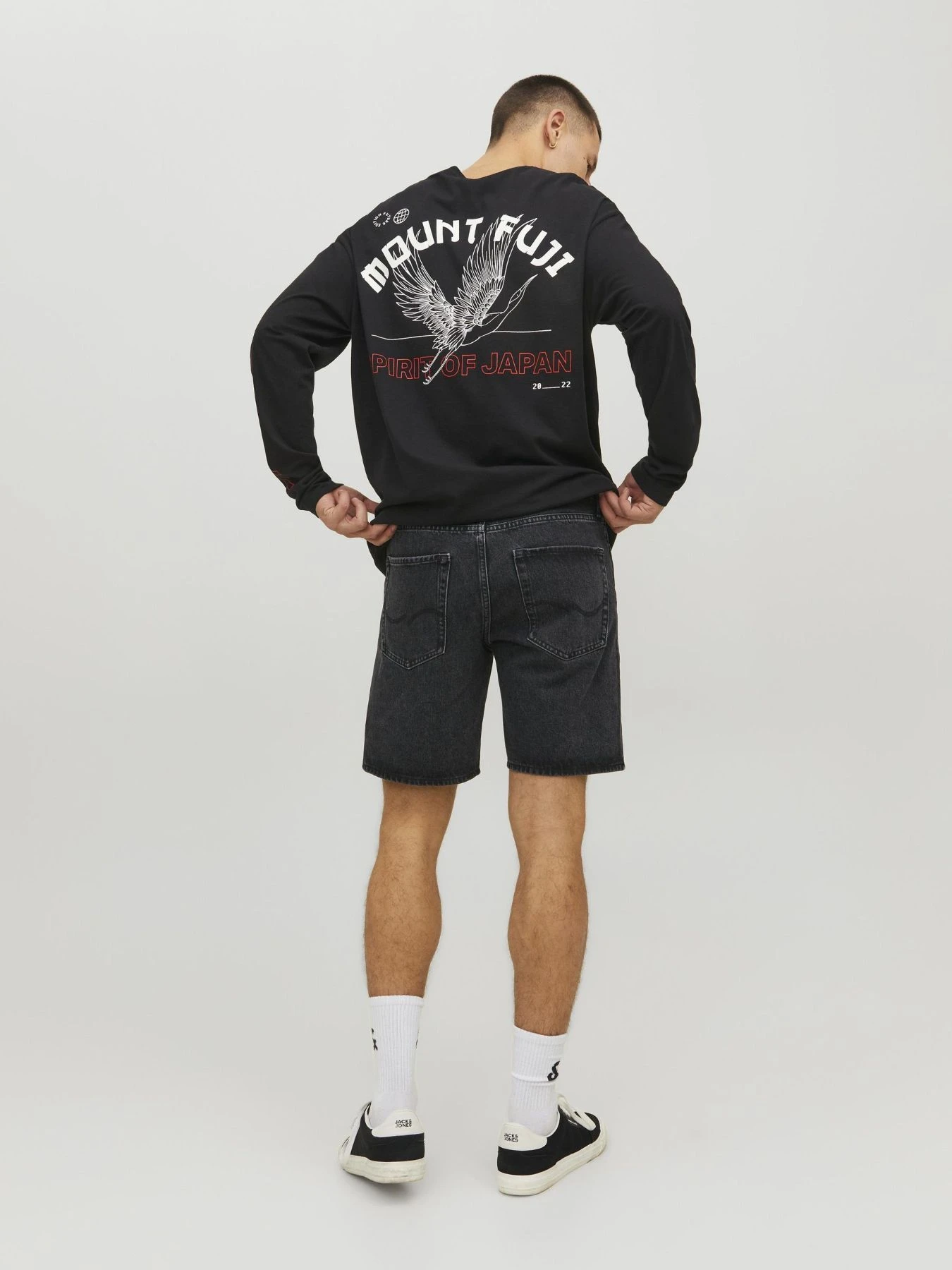 Шорты JACK & JONES модель 12223607_BlackDenim Фото
