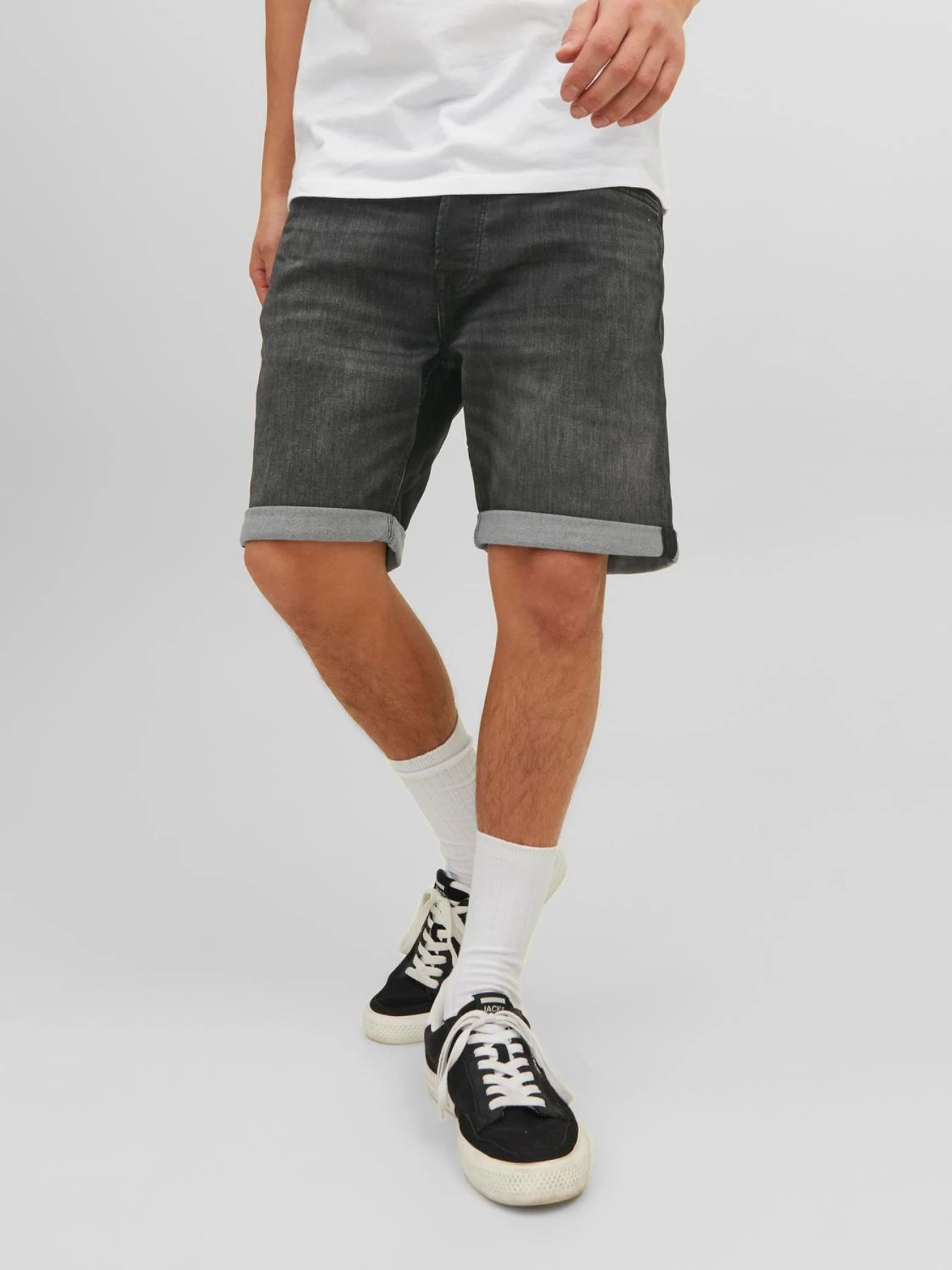 Шорты JACK & JONES модель 12223681_BlackDenim Фото